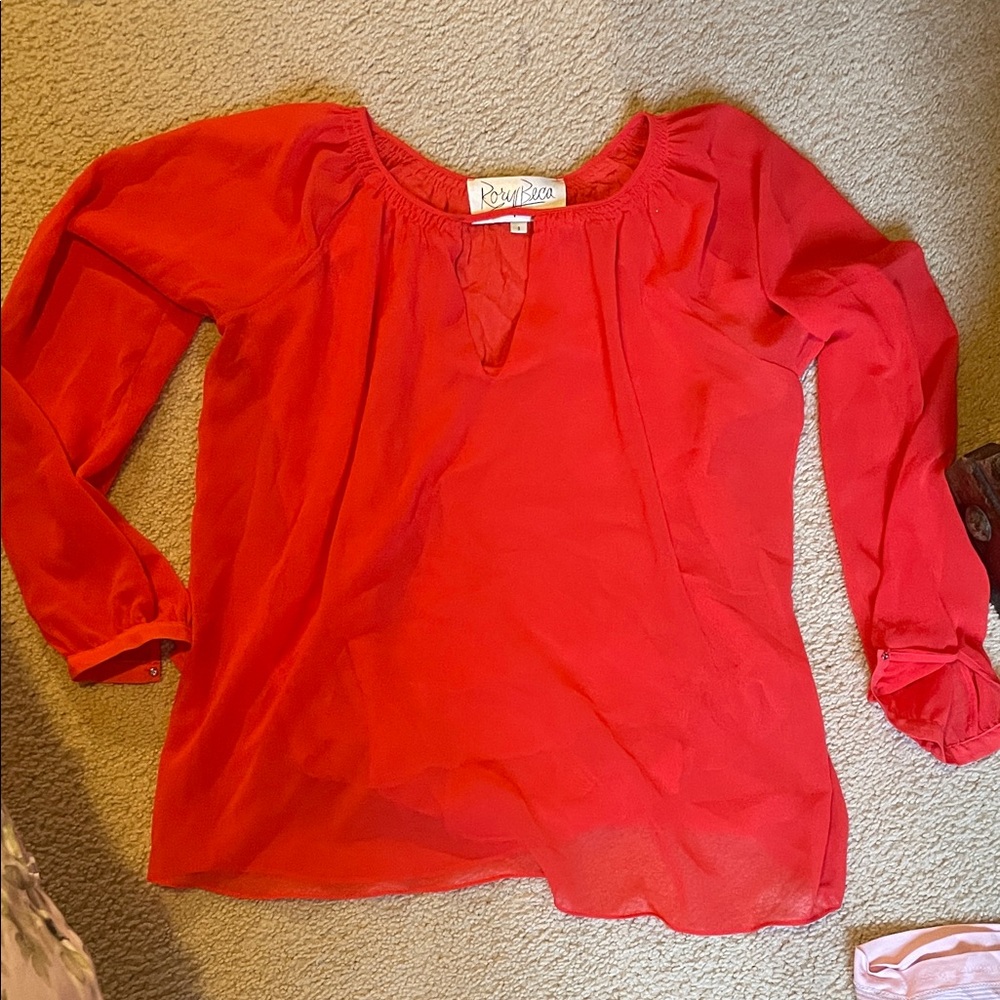 Rory Beca Vibrant Red Blouse